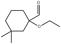 Cyclohexanecarboxaldehyde, 1-ethoxy-3,3-dimethyl- Structure