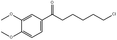 1-클로로-6-(3,4-다이메톡시페닐)-6-옥소헥산 구조식 이미지