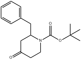 1-BOC-2-BENZYL-PIPERIDIN-4-ONE 구조식 이미지