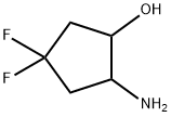 Cyclopentanol, 2-amino-4,4-difluoro- 구조식 이미지