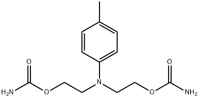 2,2'-(p-Tolylimino)diethanol dicarbamate Structure