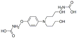 3,3'-[(p-Methoxyphenyl)imino]bis(1-propanol)dicarbamate Structure