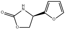 (4R)-4-(2-푸라닐)-2-옥사졸리디논 구조식 이미지