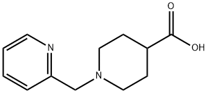 1-(피리딘-2-일메틸)피페리딘-4-카르복실산 구조식 이미지