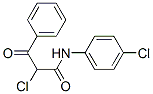2-CHLORO-N-(4-CHLOROPHENYL)-3-OXO-3-PHENYLPROPANAMIDE Structure