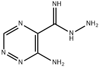 as-Triazine-5-carboxamide,  6-amino-,  hydrazone  (8CI) Structure