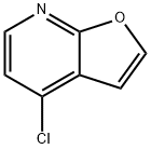 4-클로로-푸로[2,3-B]피리딘 구조식 이미지