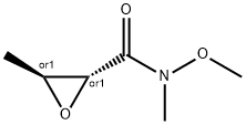 옥시란카르복사미드,N-메톡시-N,3-디메틸-,트랜스-(9CI) 구조식 이미지