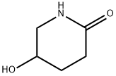 (R)-5-HYDROXY-PIPERIDIN-2-ONE 구조식 이미지