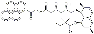 심바스타틴,1-피레네아세틸에스테르 구조식 이미지