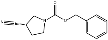 (S)-1-N-Cbz-3-시아노피롤리딘 구조식 이미지