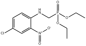 DIETHYL (4-CHLORO-2-NITROANILINO)METHYLPHOSPHONATE Structure