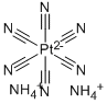 diammonium hexakis(thiocyanato)platinate Structure