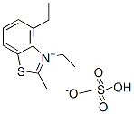 에틸3-에틸-2-메틸벤조티아졸륨황산염 구조식 이미지