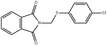 N-[(4-Chlorophenyl)thiomethyl]phthalimide Structure