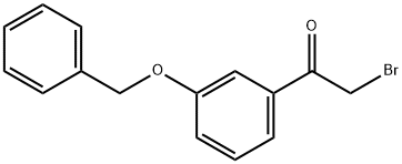 2-bromo-1-[3-(phenylmethoxy)phenyl]ethan-1-one Structure