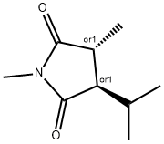 2,5-Pyrrolidinedione,1,3-dimethyl-4-(1-methylethyl)-,trans-(9CI) Structure