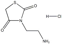 3-(2-aminoethyl)thiazolidine-2,4-dione hydrochloride Structure