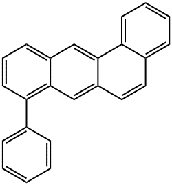 Benz(a)anthracene, 8-phenyl- Structure