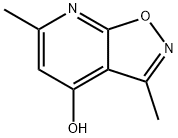 이속사졸로[5,4-b]피리딘-4-올,3,6-디메틸-(8CI) 구조식 이미지