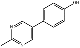 페놀,4-(2-메틸-5-피리미디닐)-(9Cl) 구조식 이미지