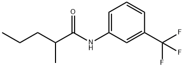 3'-TRIFLUOROMETHYL-2-METHYLVALERANILIDE Structure