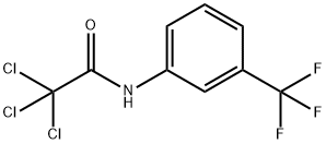 2,2,2-TRICHLORO-3'-TRIFLUOROMETHYLACETANILIDE 구조식 이미지