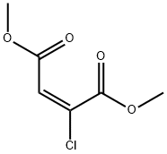 2-Chloro-2-butenedioic acid dimethyl ester Structure