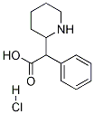 alpha-Phenyl-2-piperidineacetic acid hydrochloride 구조식 이미지