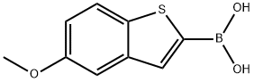 5-METHOXYBENZO[B]THIOPHENE-2-BORONIC ACID Structure