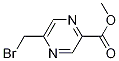 Methyl-5-(bromomethyl)pyrazine-2-carboxylate Structure