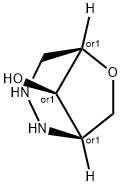 6-Oxa-2,3-diazabicyclo[3.2.1]octan-8-ol,syn-(9CI) Structure