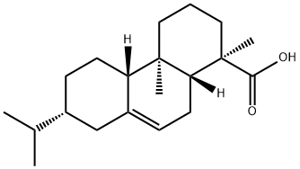 (13β)-Abiet-7-en-18-oic acid Structure