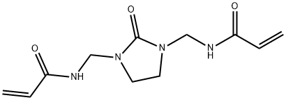 1,3-비스(아크릴로일아미노메틸)-2-이미다졸리돈 구조식 이미지