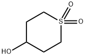 tetrahydro-2H-thiopyran-4-ol 1,1-dioxide(SALTDATA: FREE) 구조식 이미지