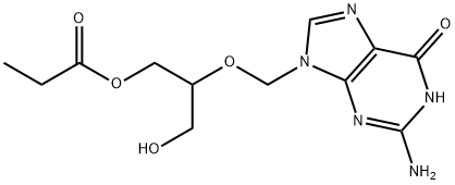 Ganciclovir Monoproprionate Structure