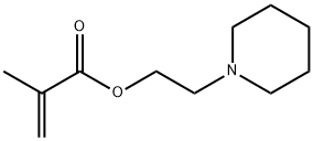 Methacrylic acid 2-piperidinoethyl ester Structure