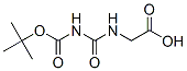 Glycine, N-[[[(1,1-dimethylethoxy)carbonyl]amino]carbonyl]- (9CI) 구조식 이미지