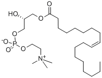 1-Oleoyl-sn-glycero-3-phosphocholine Structure
