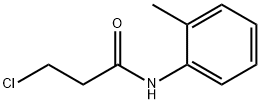 3-chloro-N-(2-methylphenyl)propanamide Structure