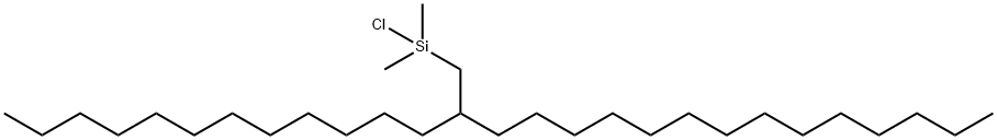 13-(CHLORODIMETHYLSILYLMETHYL)-HEPTACOSANE Structure