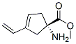 3-Cyclopentene-1-carboxylicacid,1-amino-3-ethenyl-,methylester,(1S)-(9CI) Structure