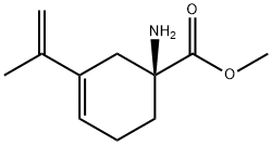 3-Cyclohexene-1-carboxylicacid,1-amino-3-(1-methylethenyl)-,methylester, 구조식 이미지