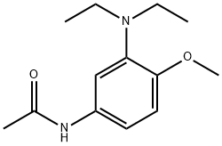 4-Acetylamino-2-(diethylamino)anisole 구조식 이미지