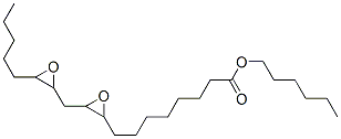 헥실3-[(3-펜틸옥시라닐)메틸]옥시란-2-옥타노에이트 구조식 이미지