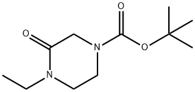 1-ETHYL-4-(TERT-BUTYLOXYCARBONYL)PIPERAZIN-2-ONE Structure