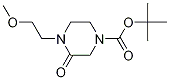 tert-butyl 4-(2-Methoxyethyl)-3-oxopiperazine-1-carboxylate Structure