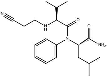 N-2-CYANOETHYL-VAL-LEU-ANILIDE Structure