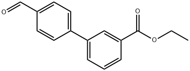 에틸-3-(4-포르밀페닐)벤조에이트 구조식 이미지