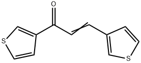 1,3-DI(3-THIENYL)PROP-2-EN-1-ONE Structure